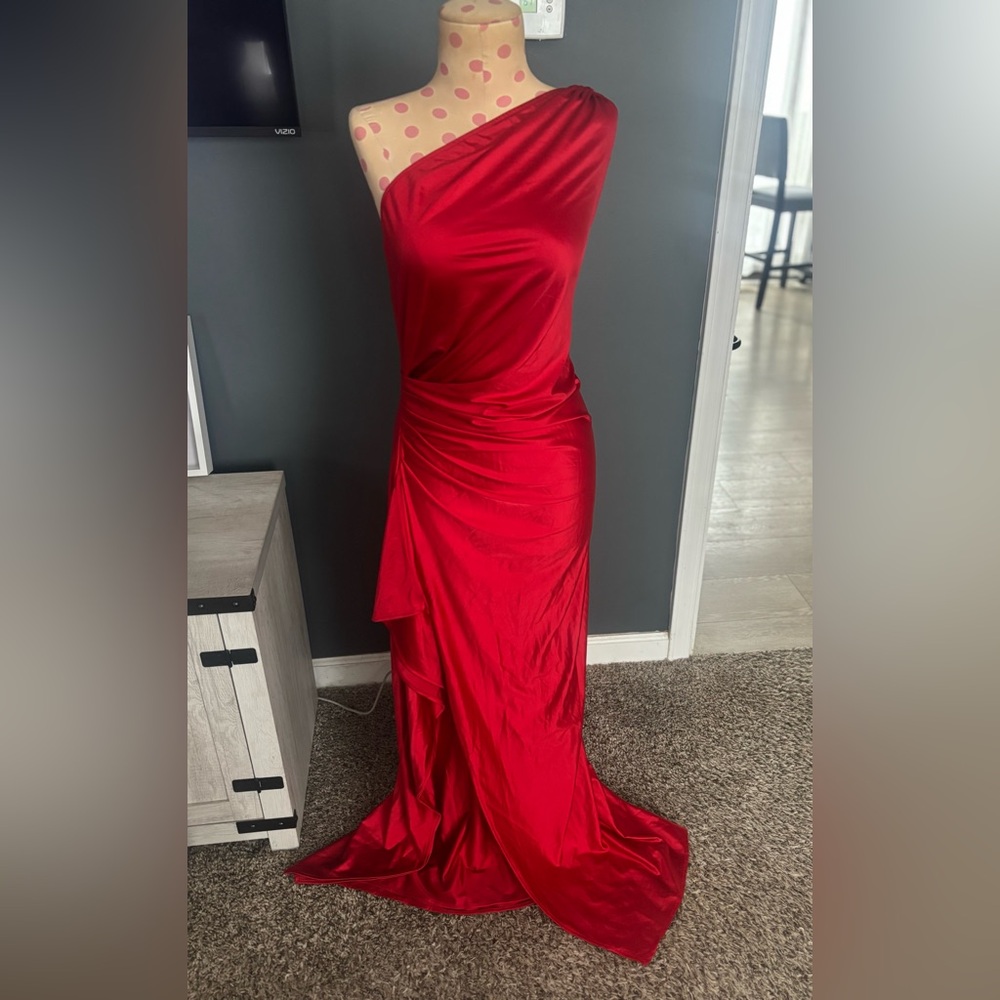 Elegant Red Women's Dress